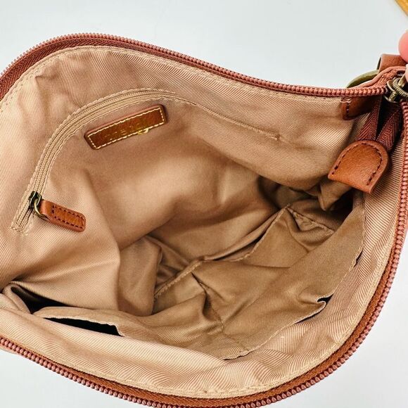 The Sak Esperato Nylon Crossbody Traveler Organizer Tan EUC! Lightweight Utility - Picture 8 of 12